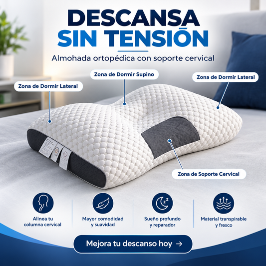 Almohada Cervical Ergonomica 1pcs